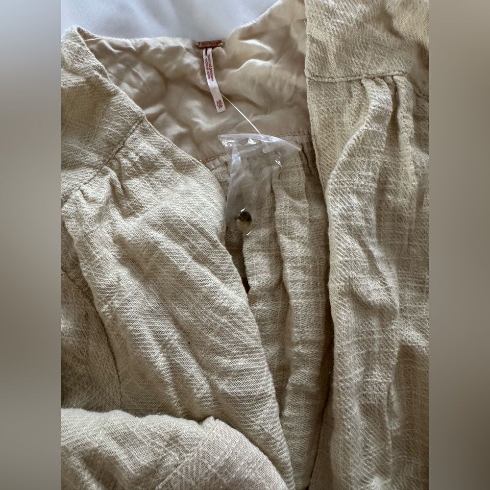 Free People Love of My Life Dress XS BEIGE - Picture 4 of 4